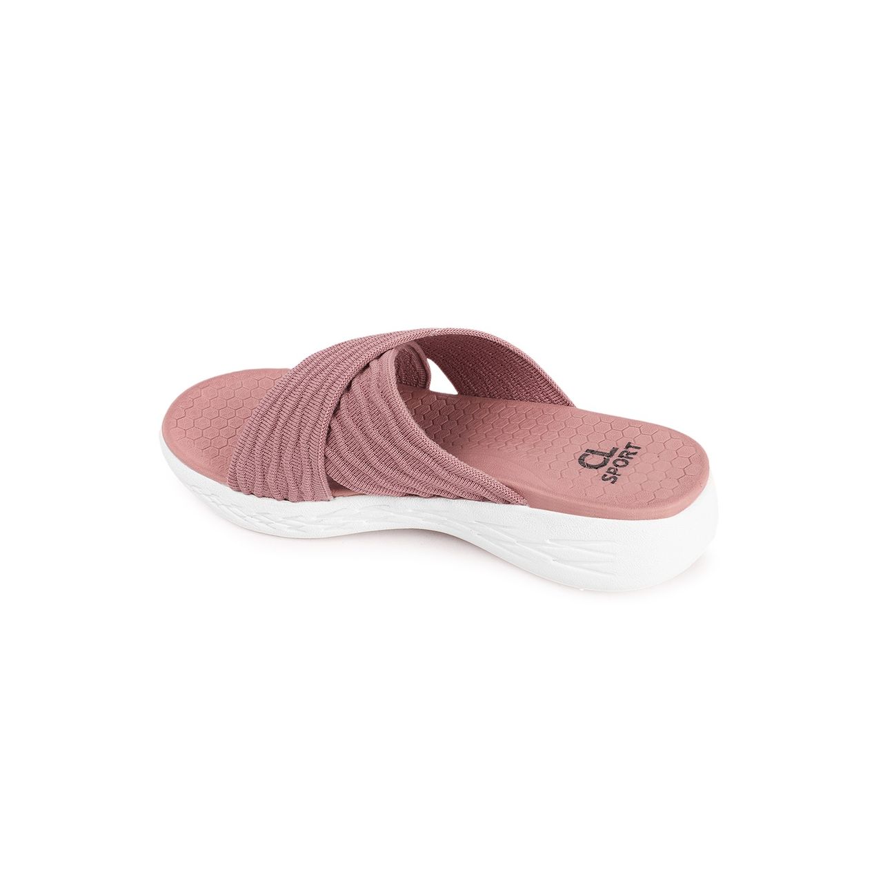 Carlton London Rust Pink Comfortable Women's Flip Flops - UK4