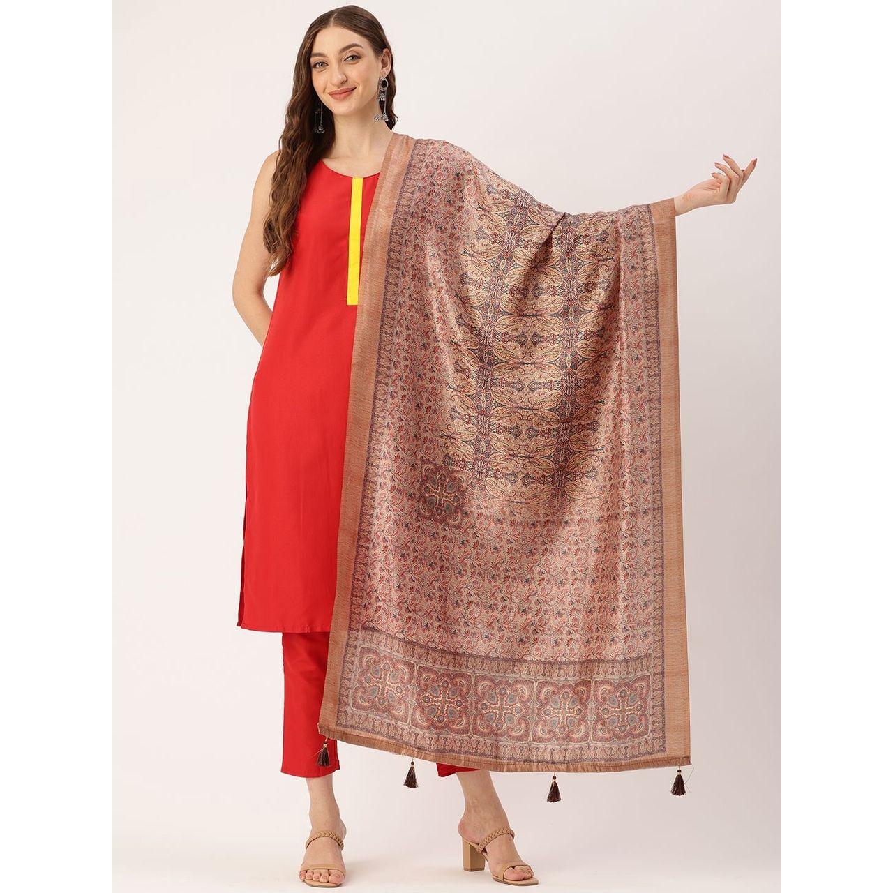 Ishin Multi Color Cotton Dupatta | 1011