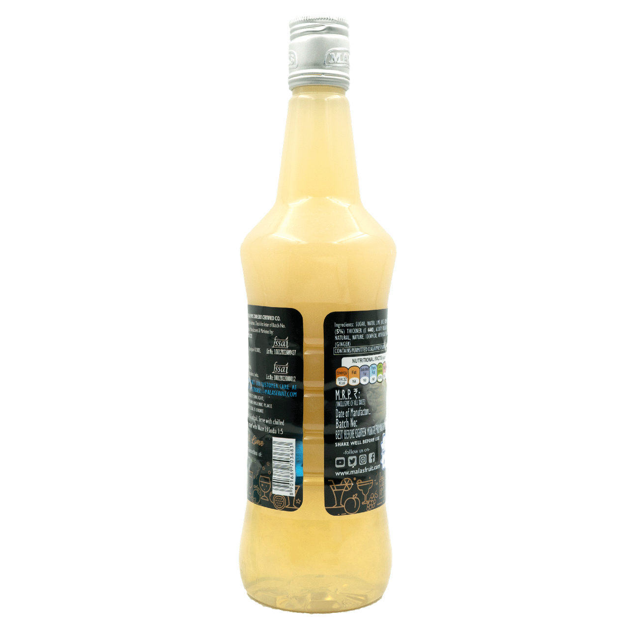Mala's Ginger & Lime Cordial