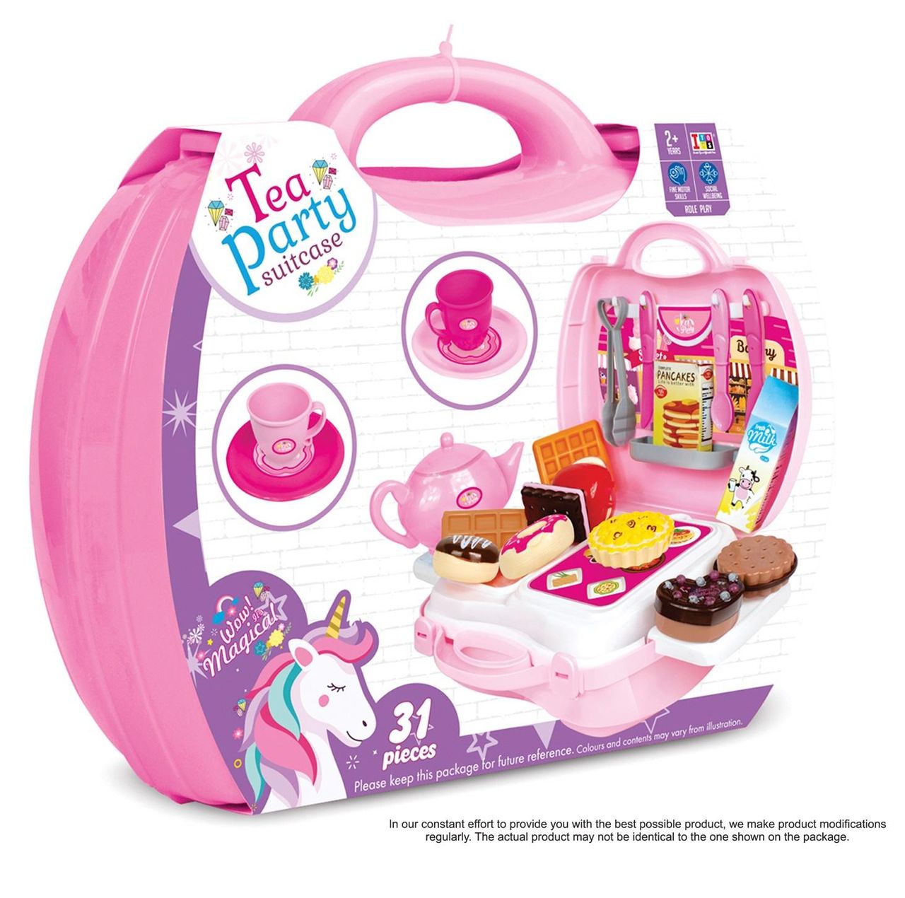 Tea Party Set - Suitcase- Barbie- Assorted