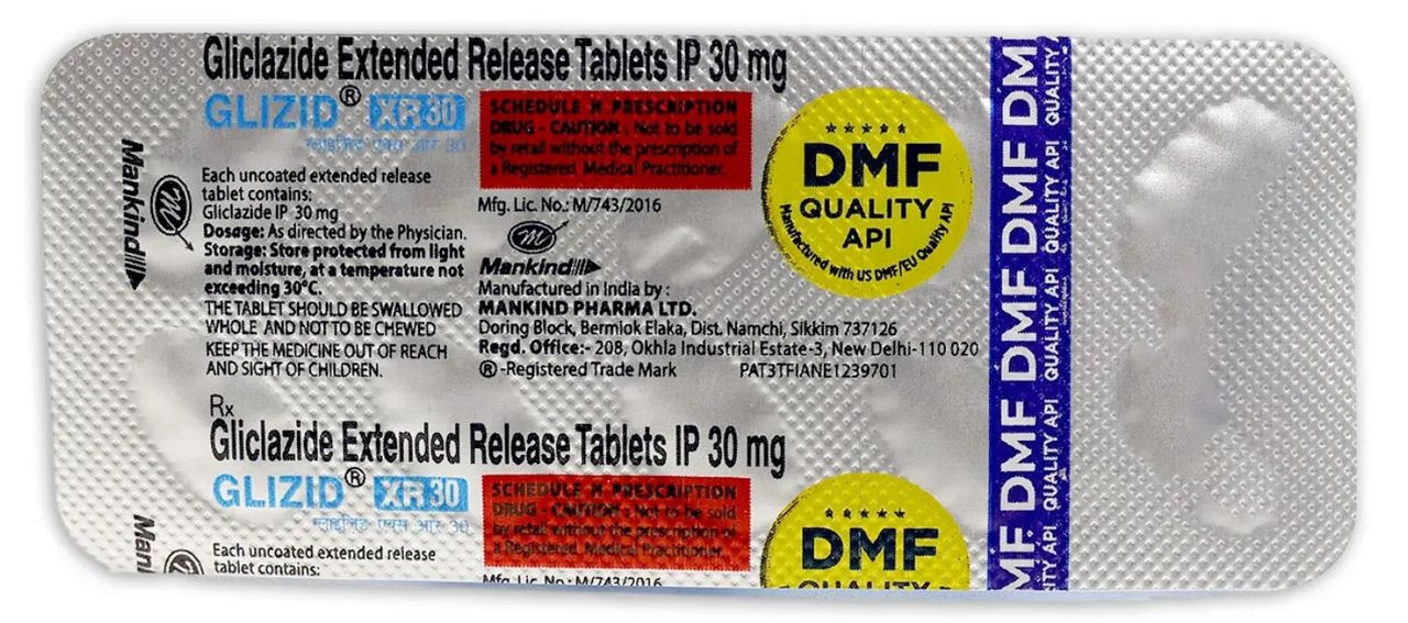 Glizid XR 30 Tablets 