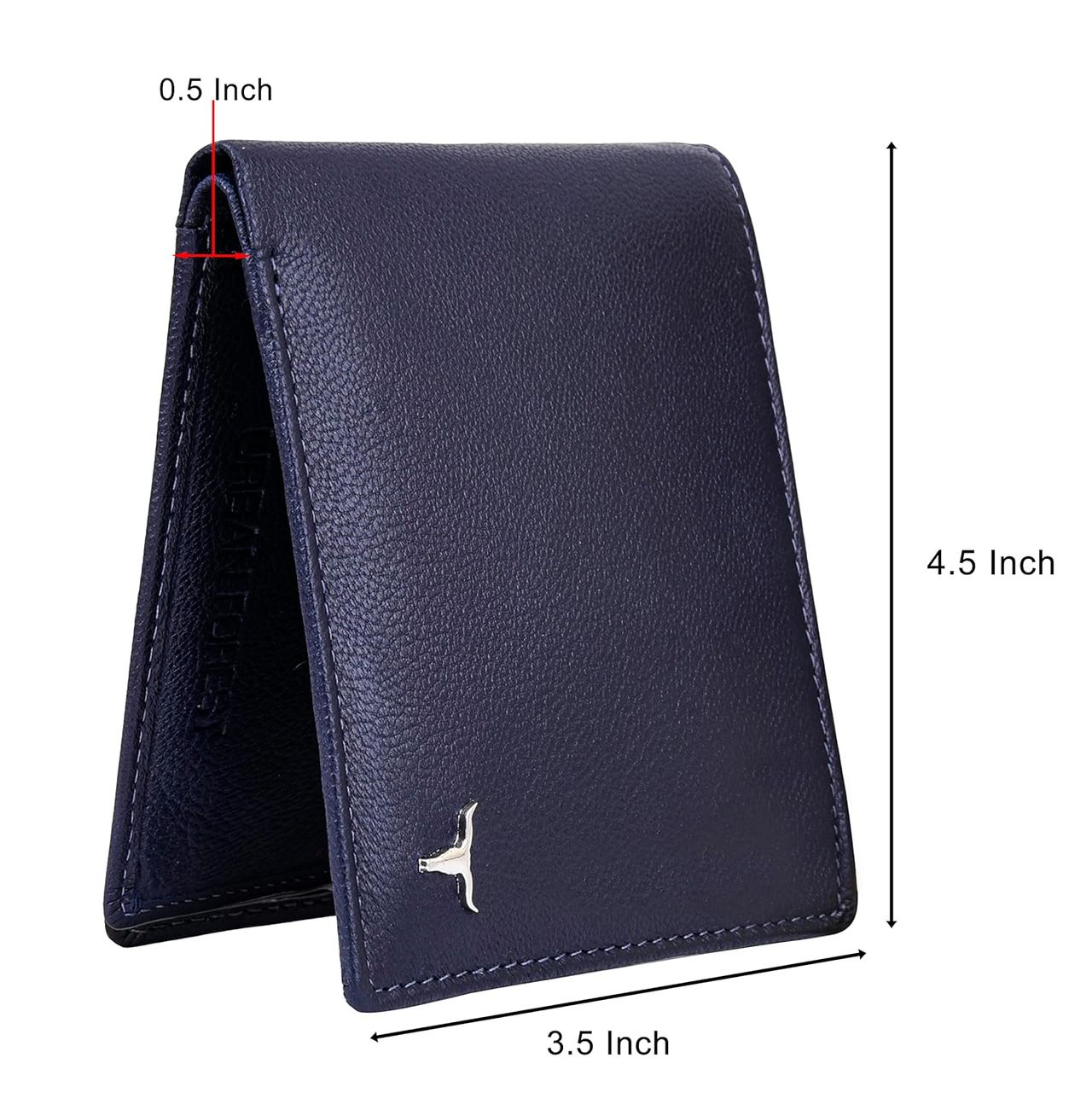 Urban Forest Men's George Leather Wallet | Blueberry