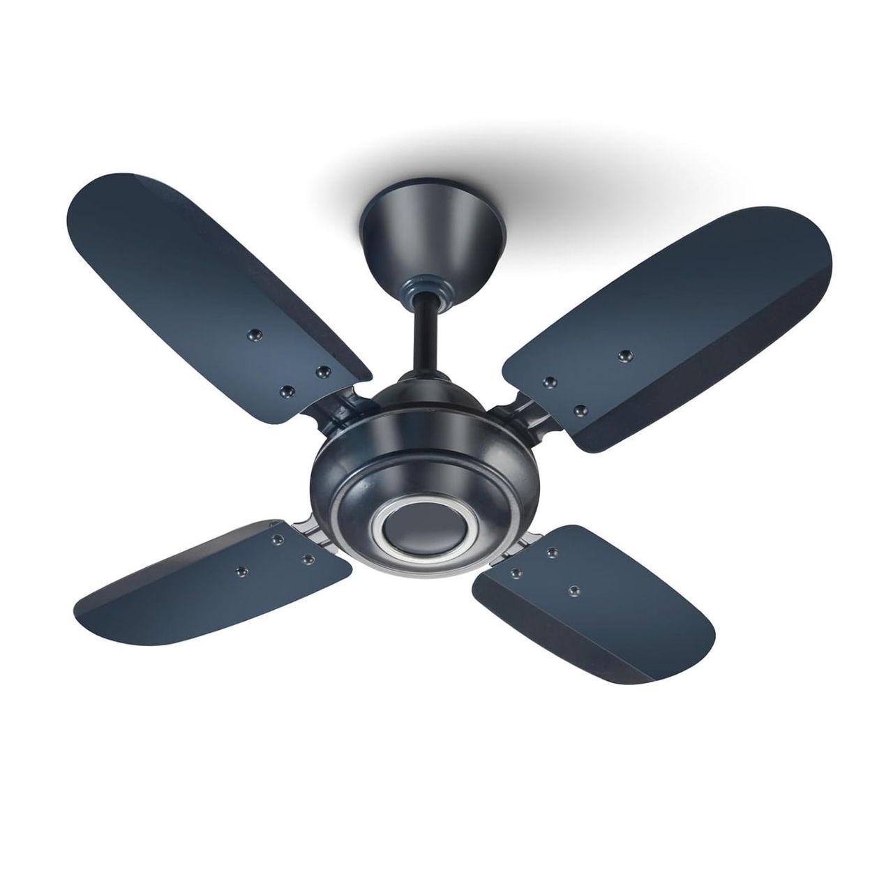 TruTRTL Wave Ceiling Fan, 600mm/24 Inch, High-Speed, Energy Saving,Durable & Stylish, Metallic Blue