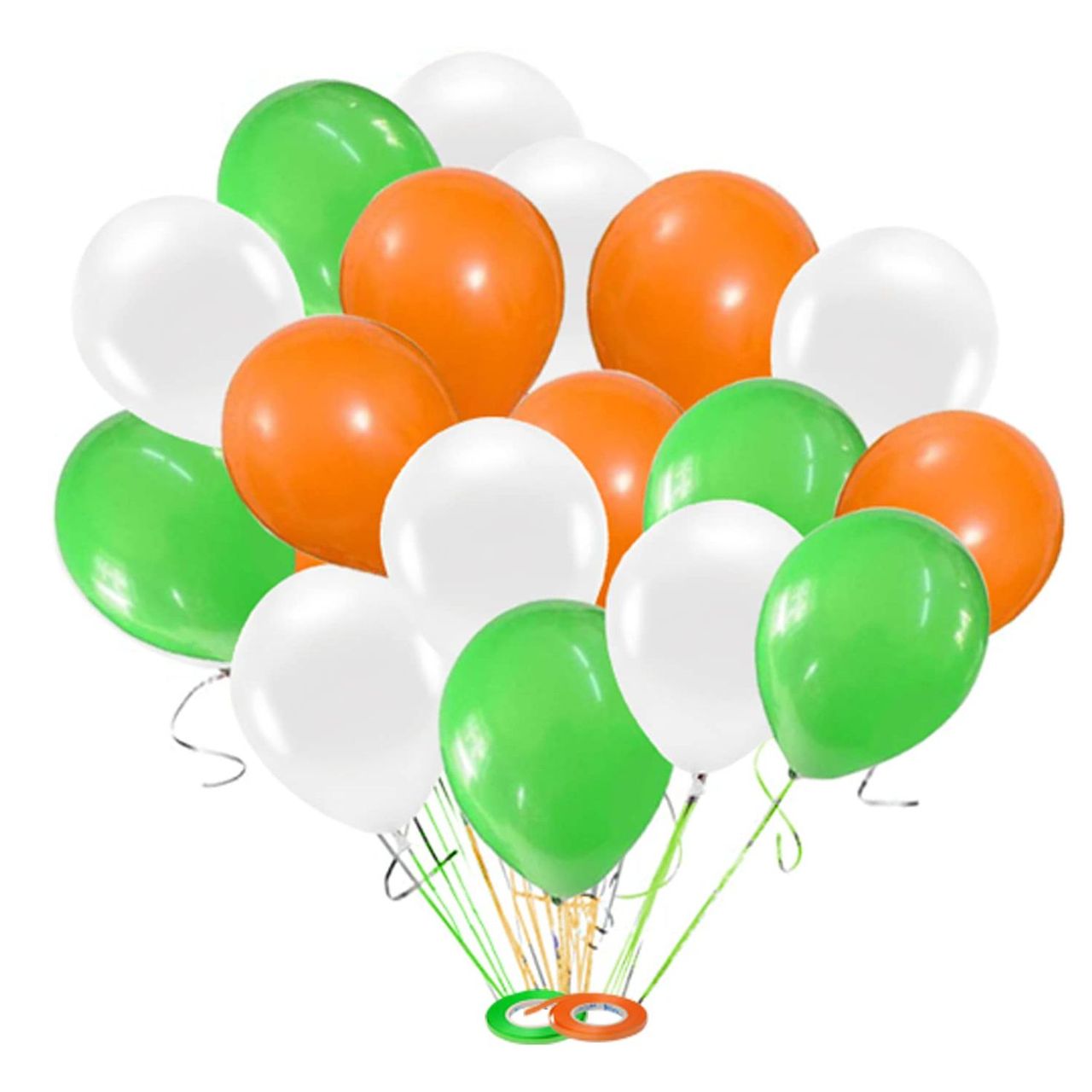 Mettallic Tri Color Balloons