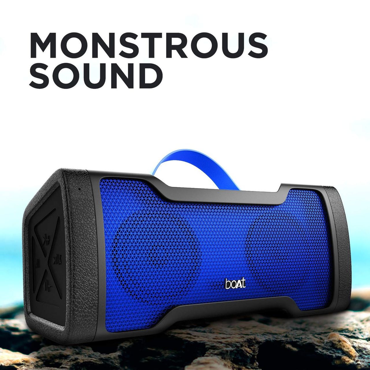boAt Stone 1010 14W Bluetooth Speaker with 8 Hours Playback, Bluetooth v5.0 & IPX5 (Navy Blue)