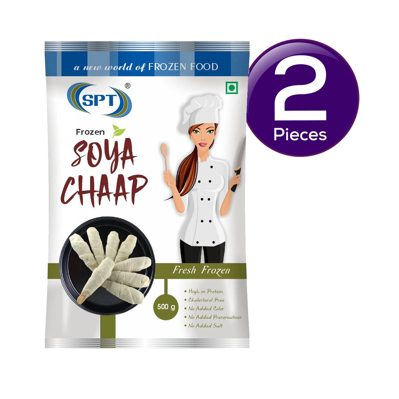SPT Frozen Soya Chaap 500 g Combo