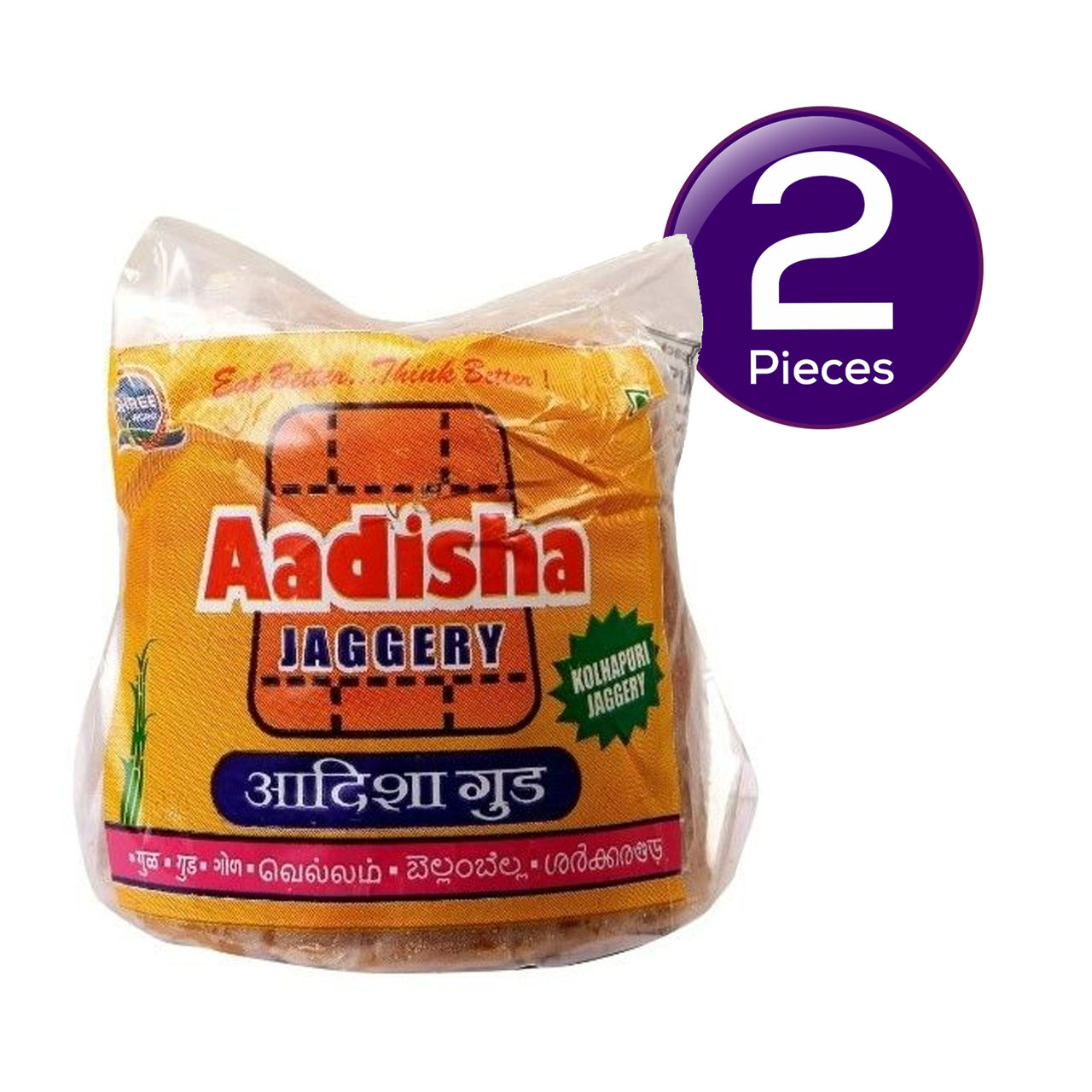 Aadisha Jaggery Block 900 g Combo