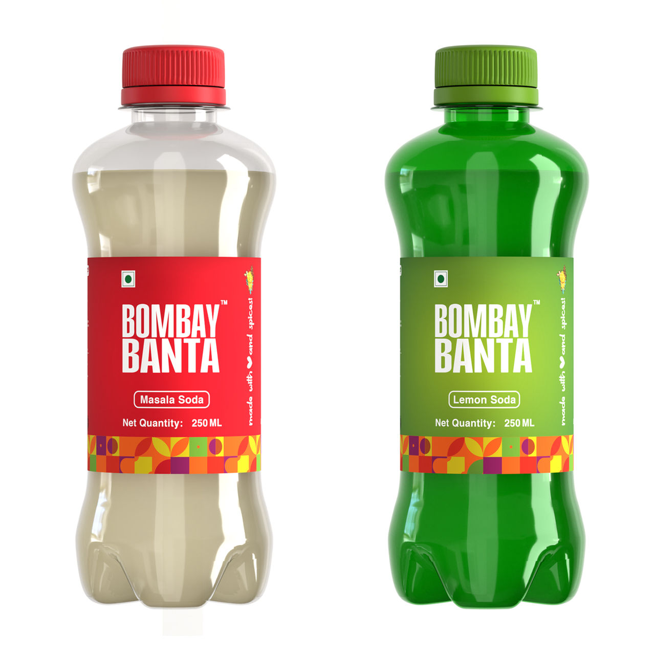 Bombay Banta - Masala Soda(250ml) & Bombay Banta Lemon Soda(250ml) Combo