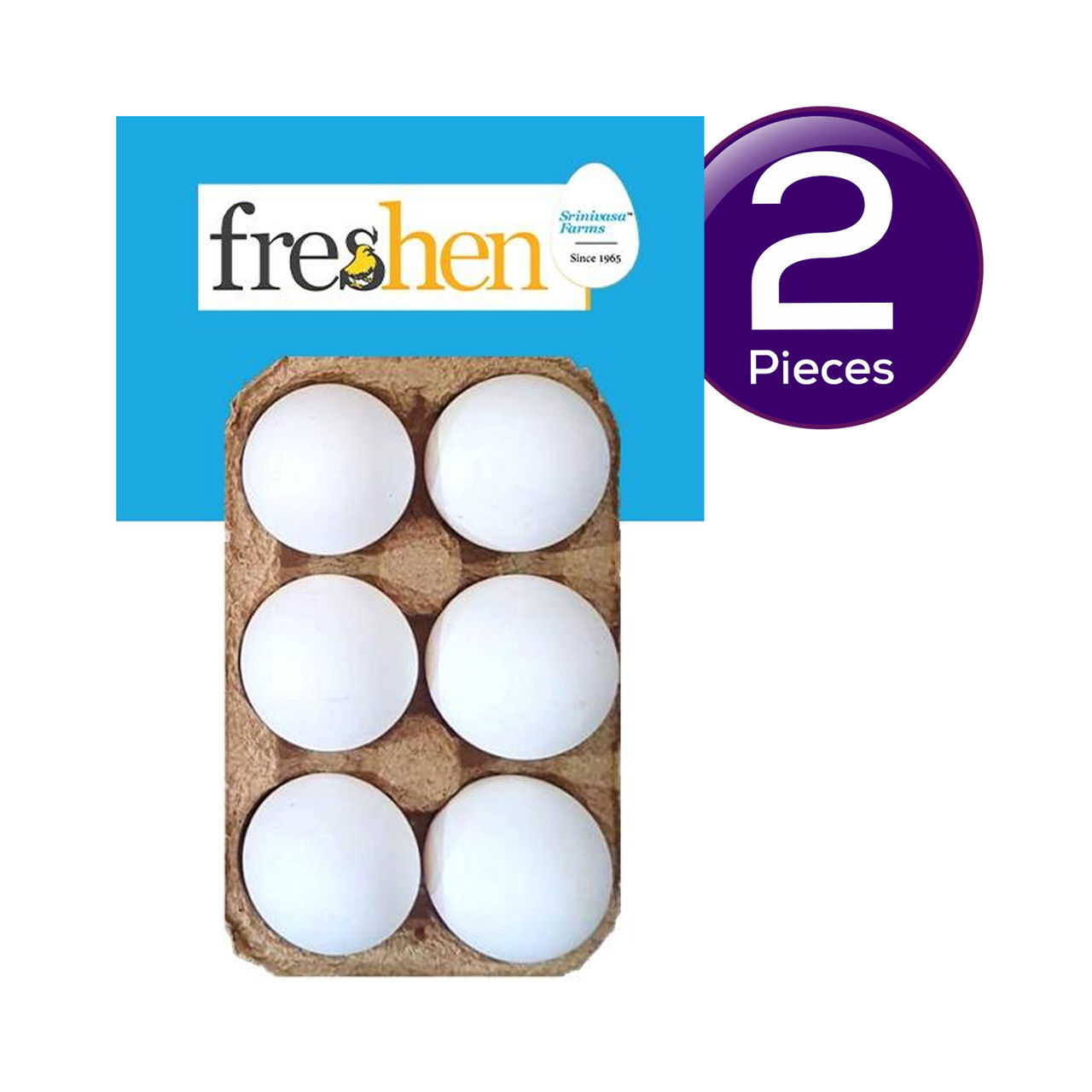 Freshen White Eggs 6 pc Combo
