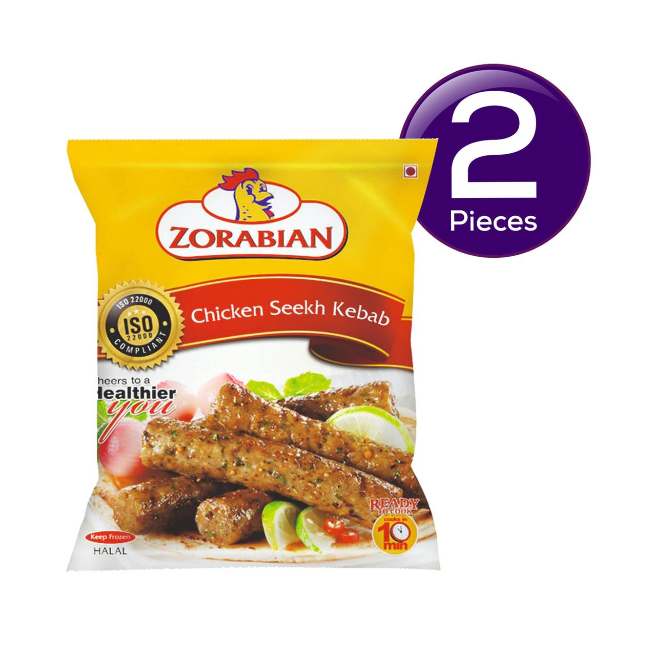 Zorabian Chicken Seekh Kebab 250 g Combo