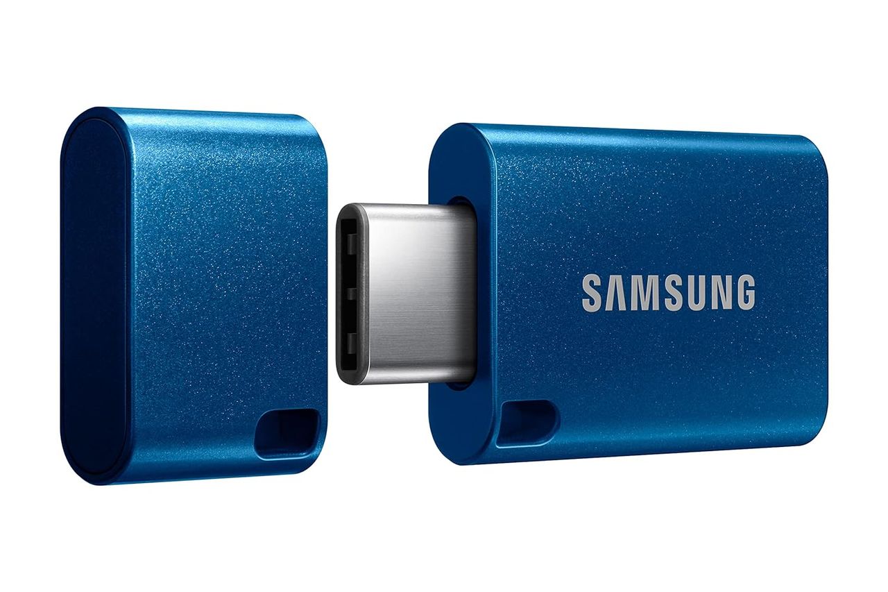 Samsung Type C Usb Flash Drive 64Gb | Transfers 4Gb Files In 15 Sec W/Up To 300Mb/S - Blue