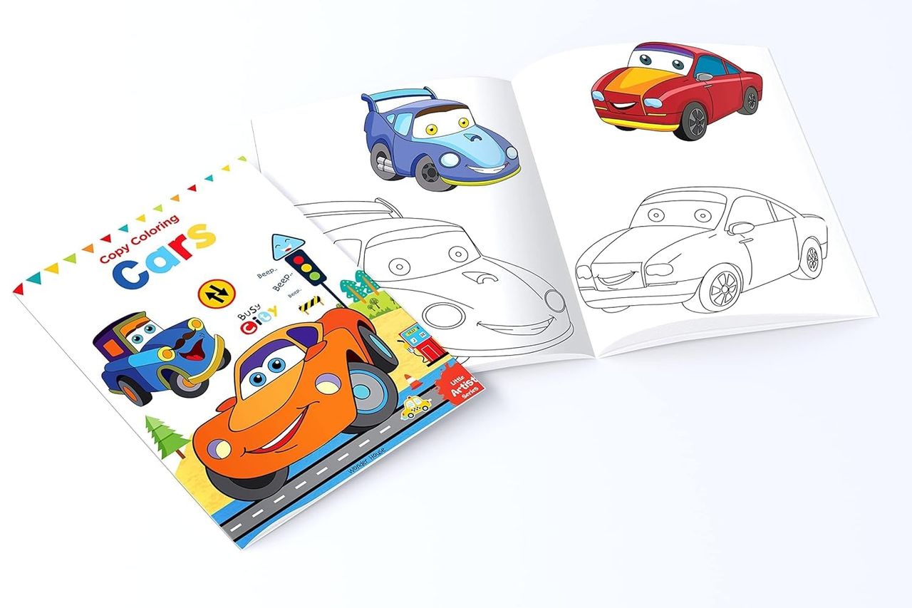 Colouring Books Boxset- Pack of 12 Copy Colour Books for Children