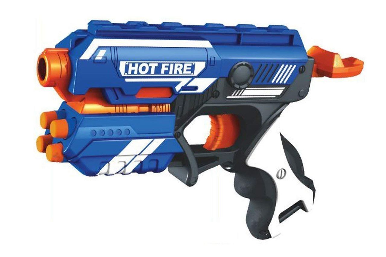 Toyshine Long-Range Foam Blaster Gun Toy with 10 Bullets | Safe & Multicolor Fun | Toy Gun