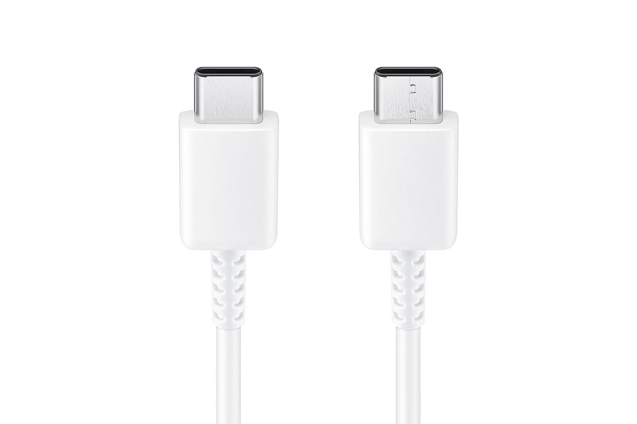 Samsung USB cable USB and Type C port 1 m - White