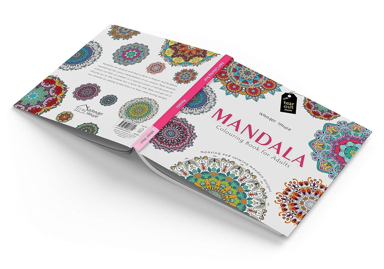 Mandala: Colouring Books For Adults With Tear Out Sheets