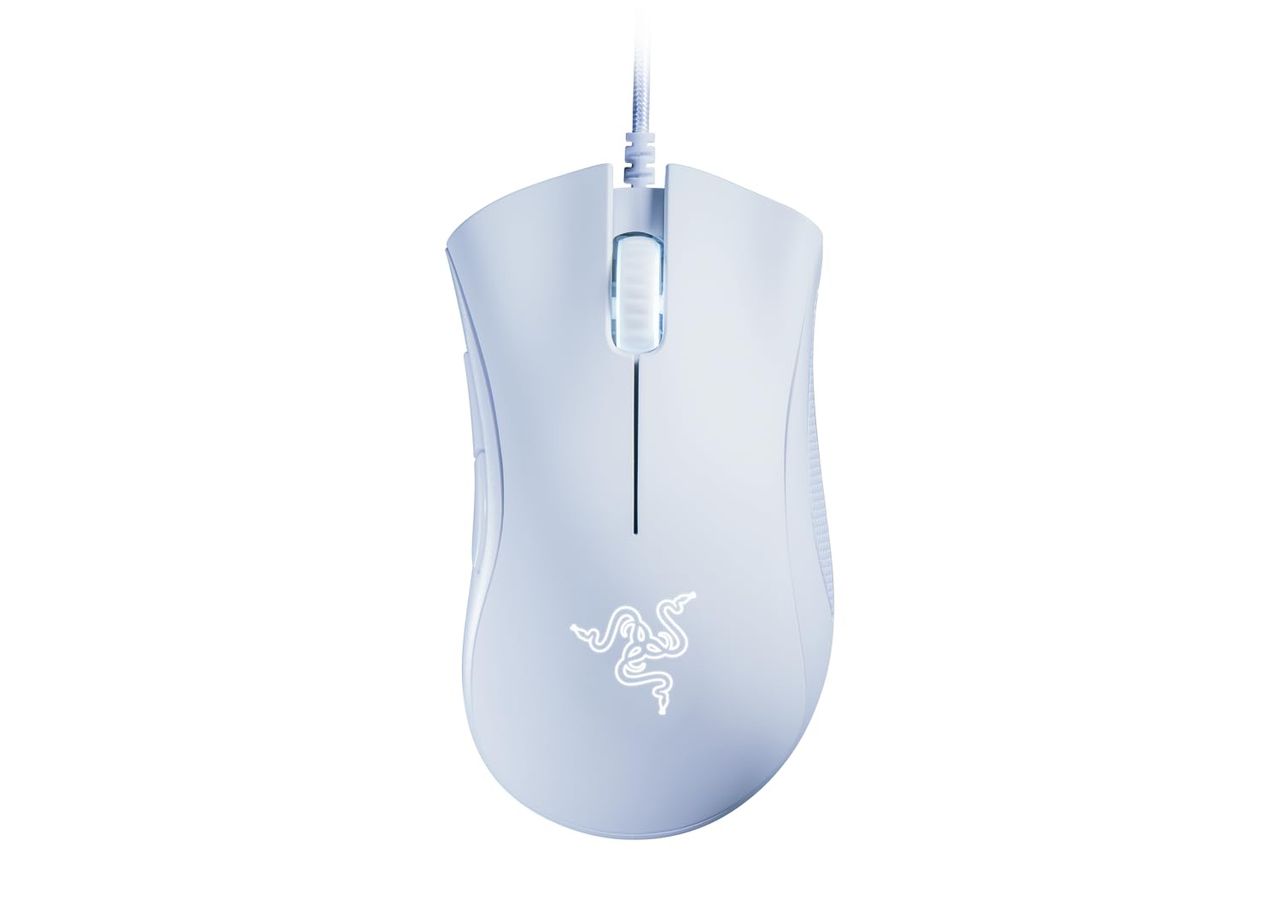 Razer Deathadder Essential White Edition - 6400 Dpi Ergonomic Wired Gaming Mouse