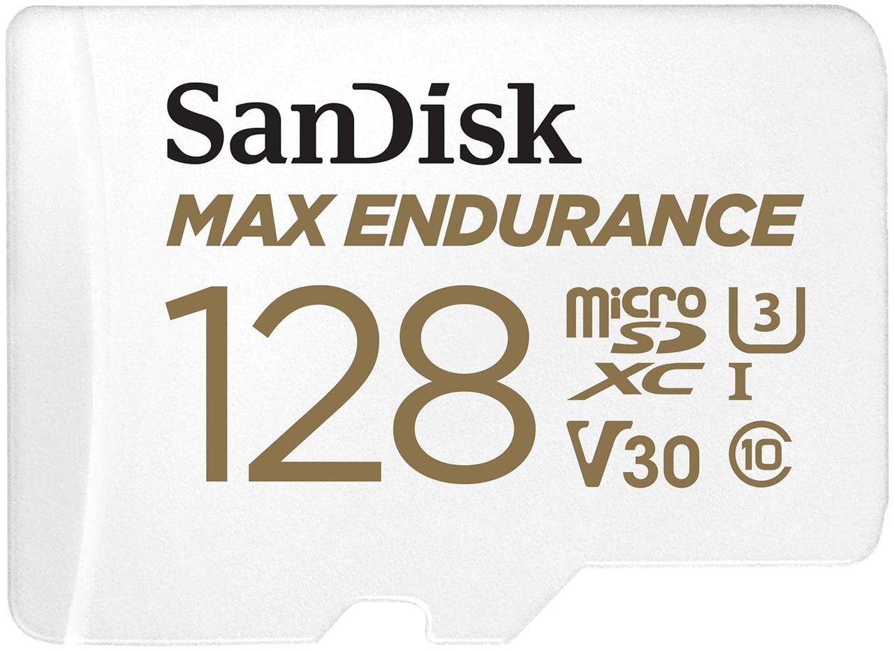 Sandisk 128Gb Max Endurance Microsdhc Card With Adapter For 4K Video