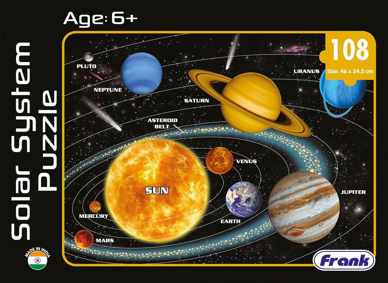 Frank Solar System Puzzle - 108 Pieces Jigsaw Puzzle
