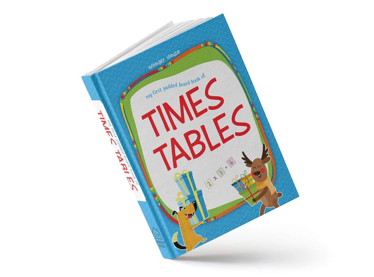My First Padded Board Books Of Times Table Multiplication Tables From 1 - 20