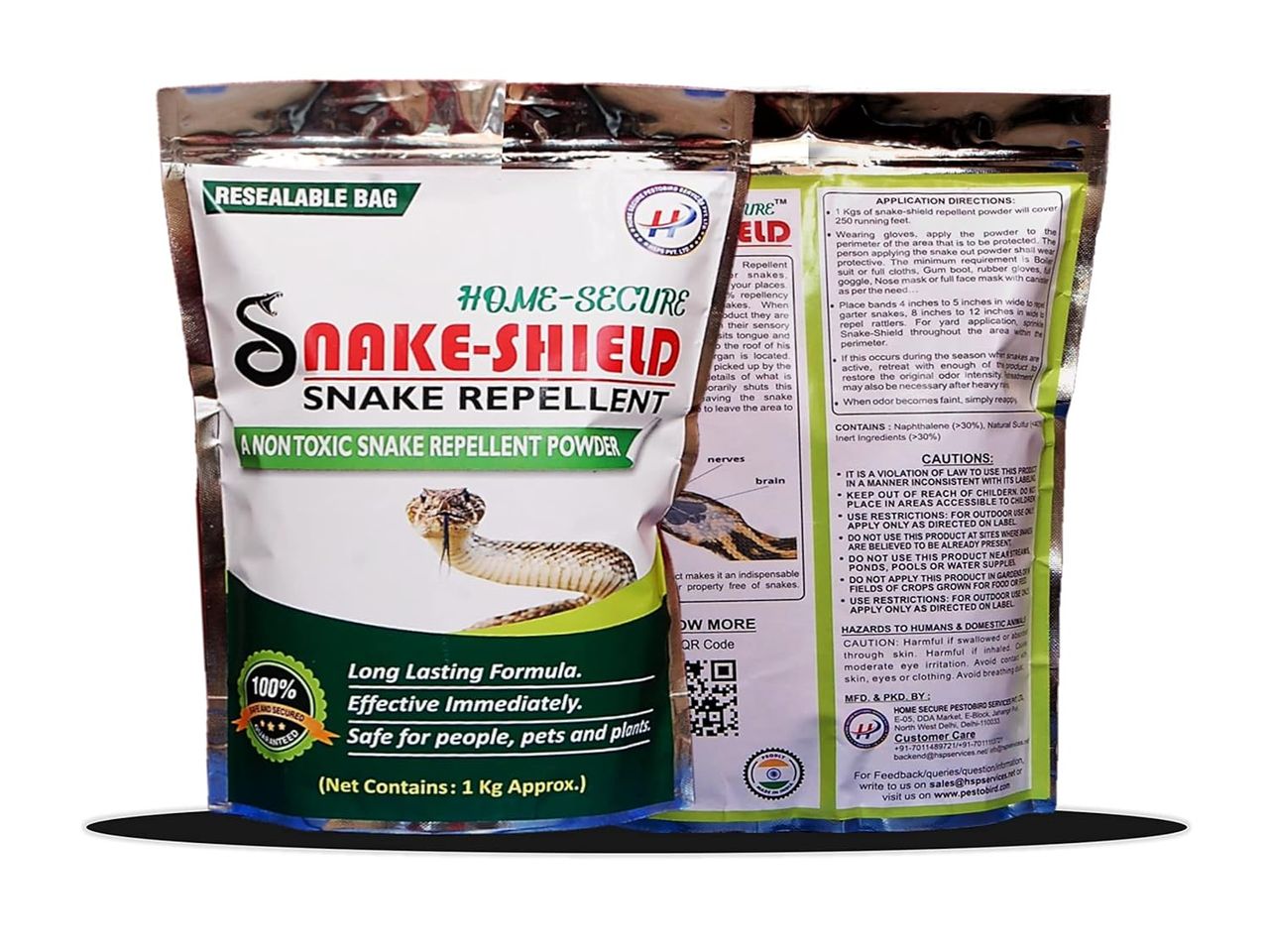 Home-Secure Snake Shield Non-Toxic Snake Repellent Powder | Non-Toxic