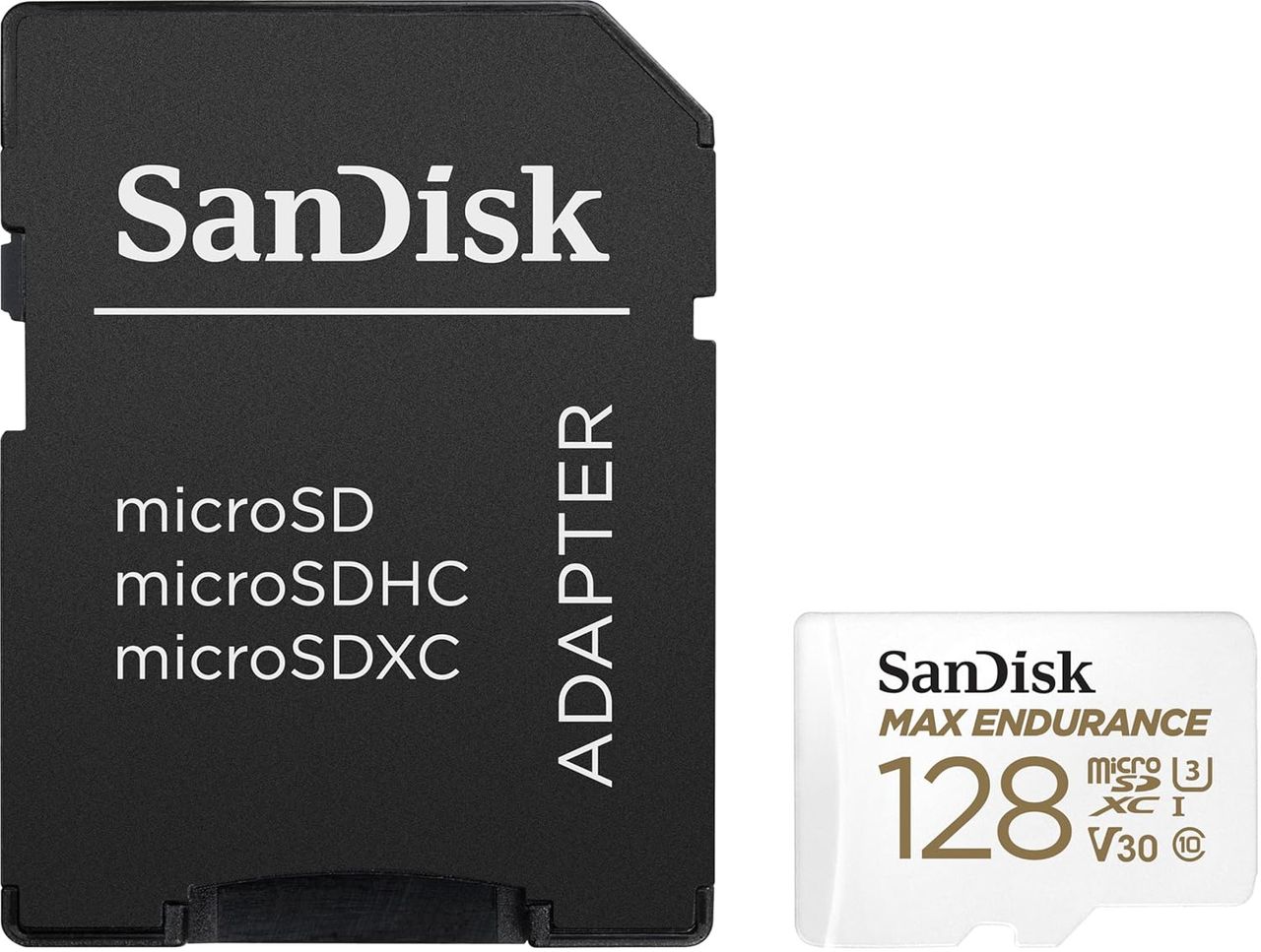 Sandisk 128Gb Max Endurance Microsdhc Card With Adapter For 4K Video