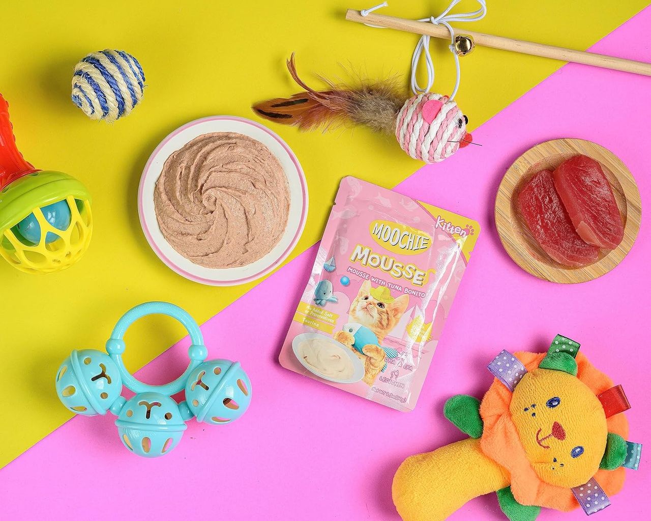 Moochie Meaty Wet Food Mousse With Tuna Bonito For Cats
