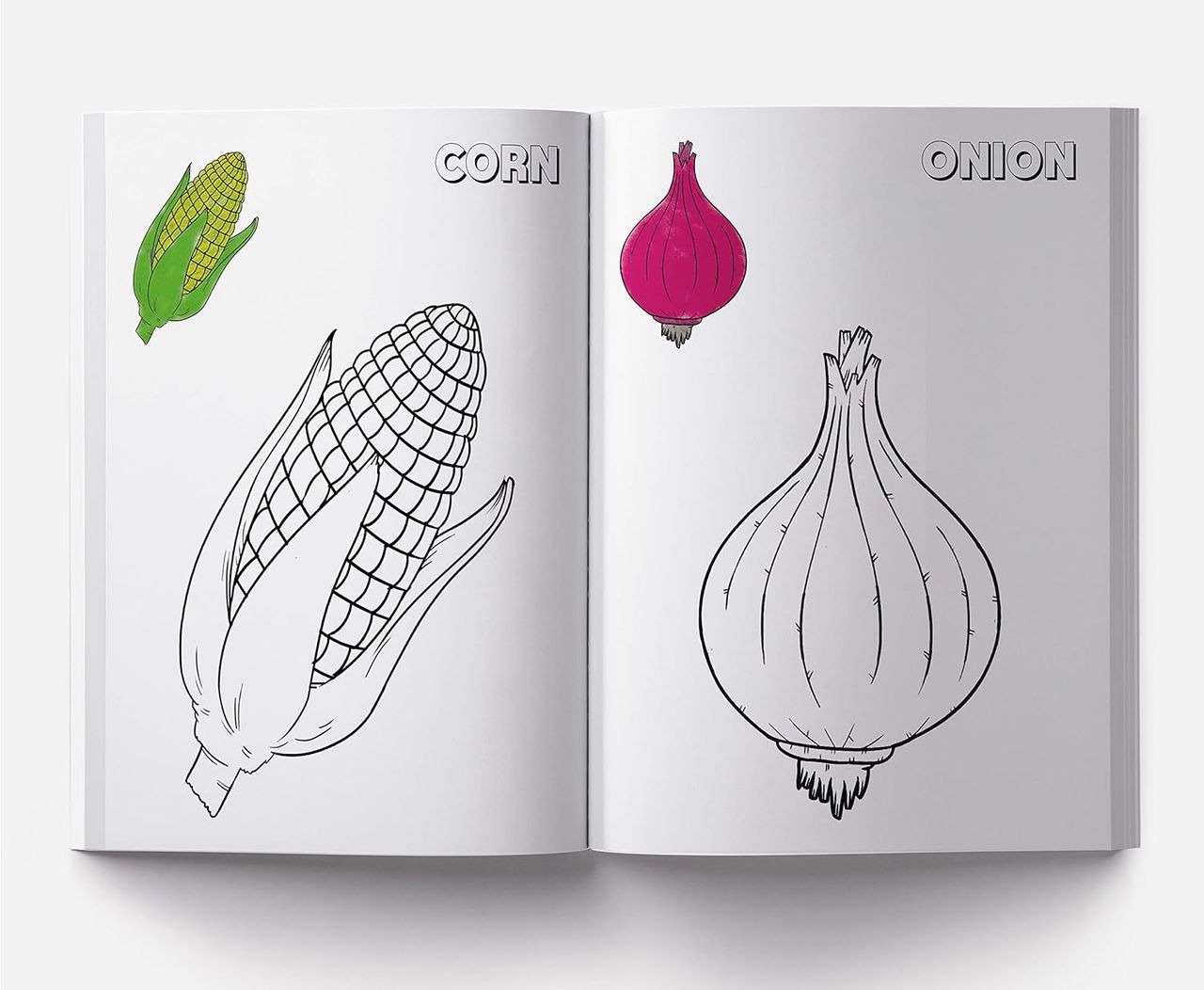 Colouring Book Of Vegetables Creative Crayons Series - Crayon Copy Colour Books