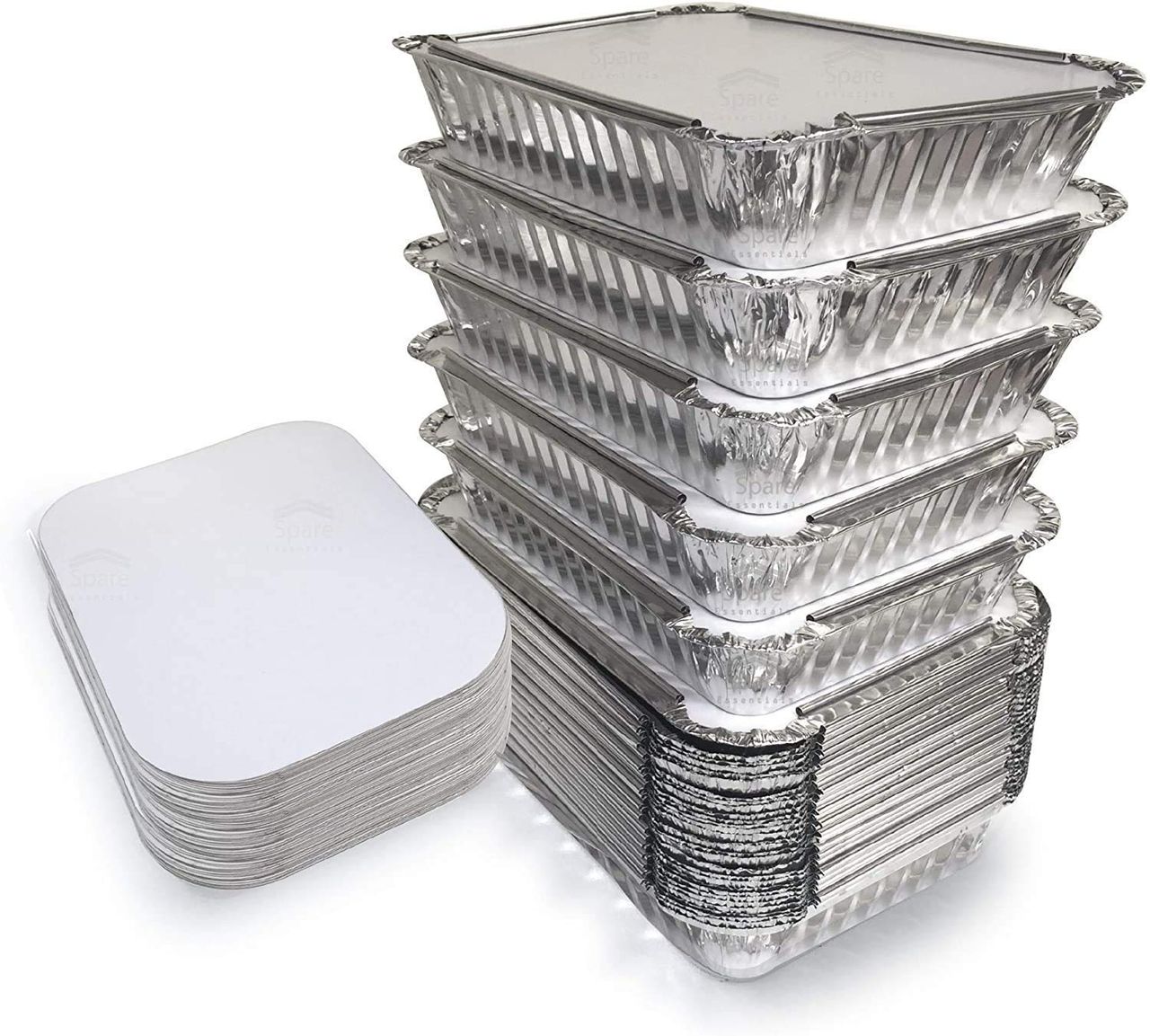 Vinay Trading Foil Container + Lid 750 ml 10 pc Combo