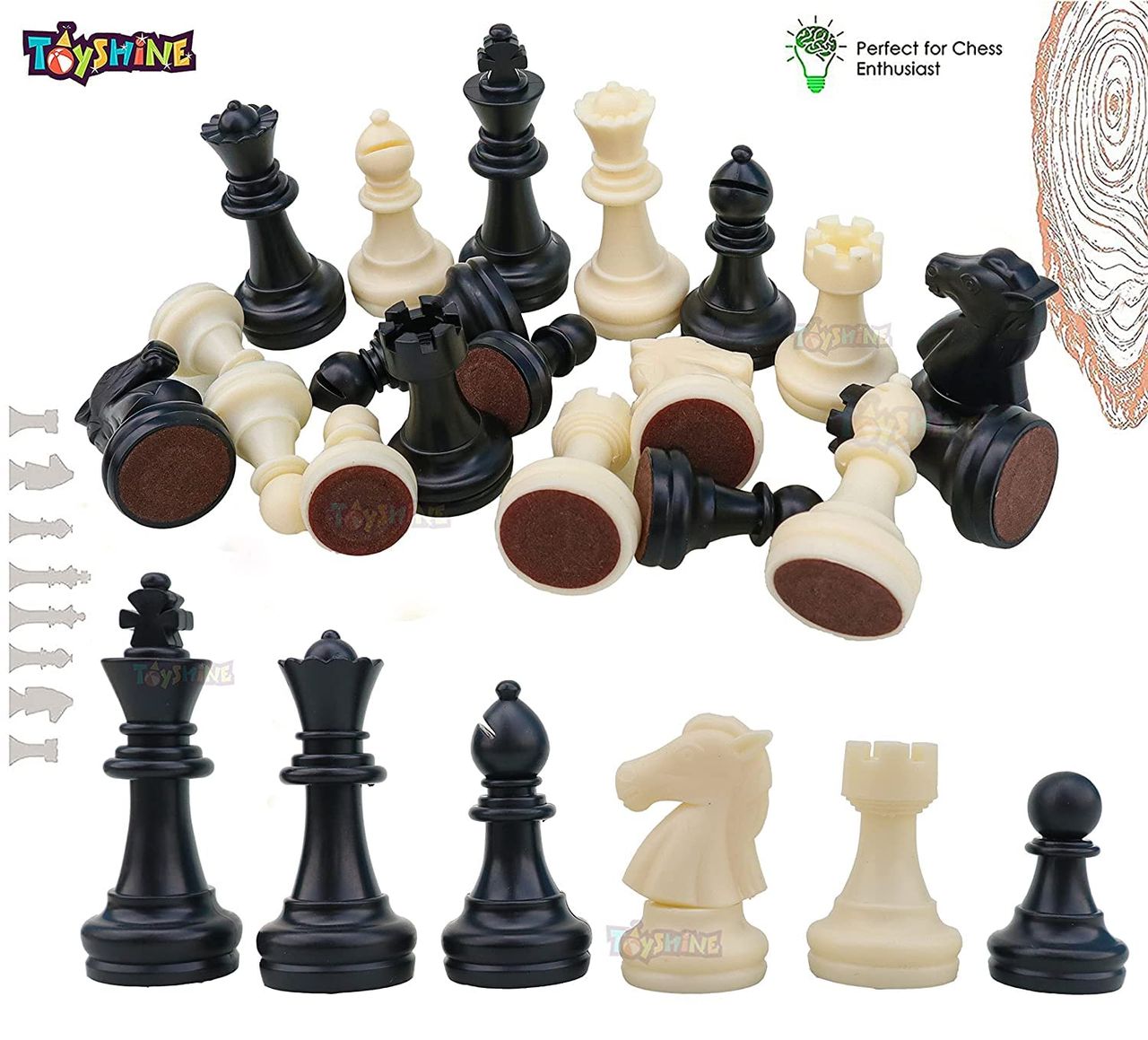 Toyshine Magnus Magnetic Chess Set With Folding Chess Board And Pieces Educational Toys