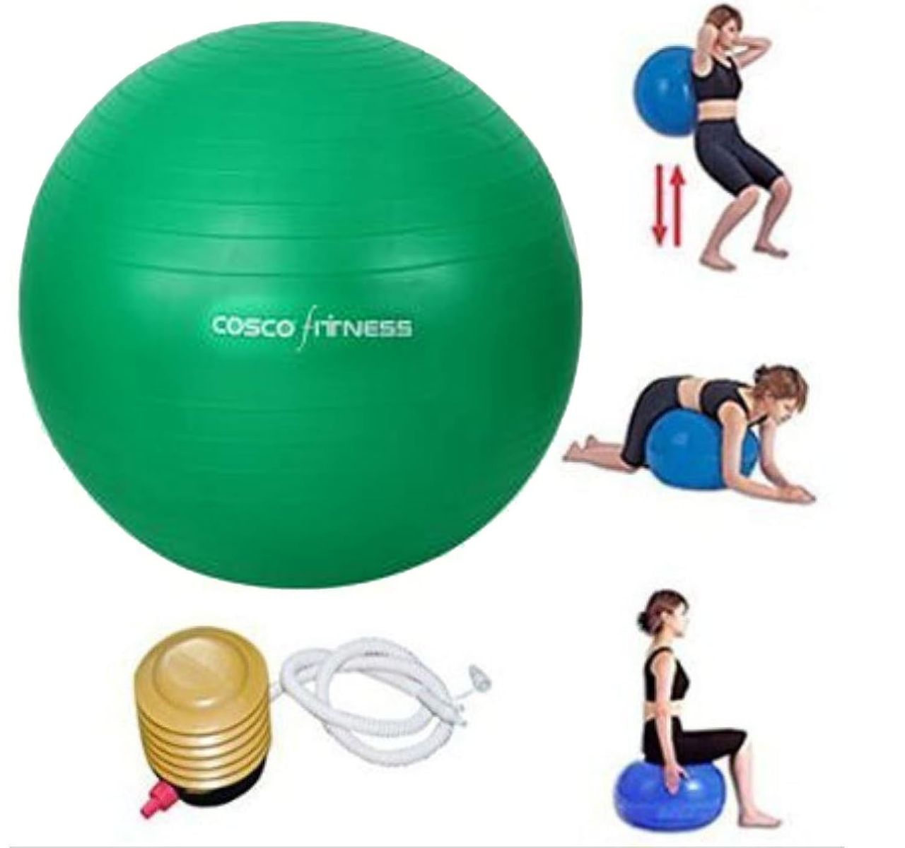 Cosco Gym Ball 75Cm (Colour May Vary)