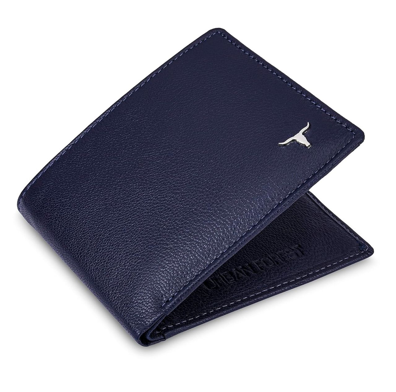 Urban Forest Men's George Leather Wallet | Blueberry