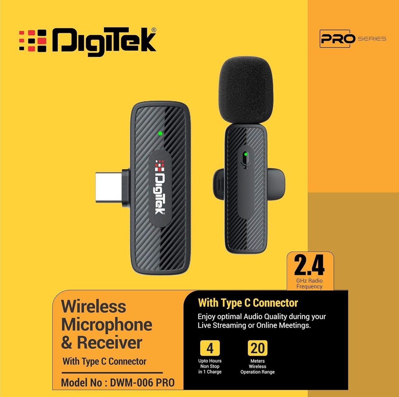 Digitek Wireless Microphone DWM-006