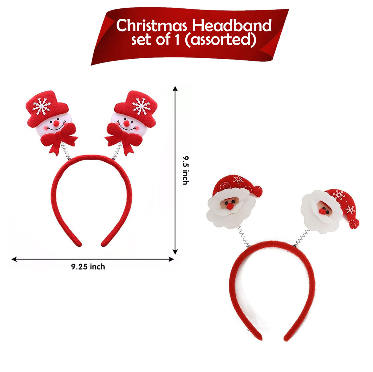 Party Propz Christmas Headbands - Assorted