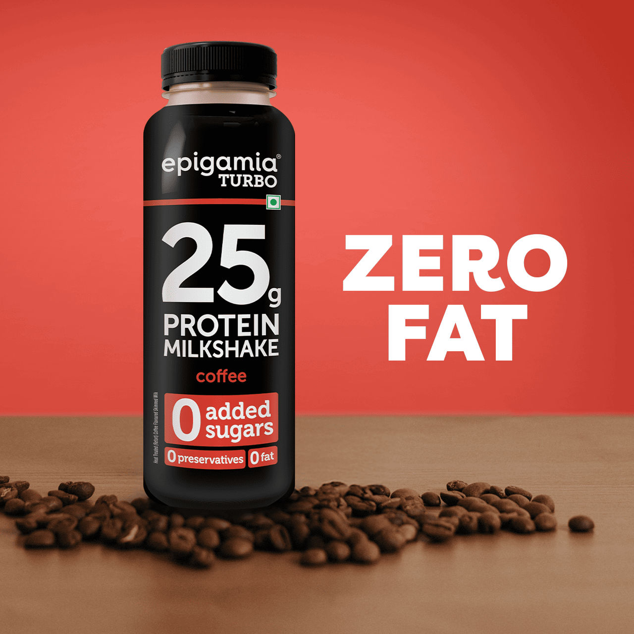Epigamia Coffee Turbo Protein Milkshake 250 ml Combo