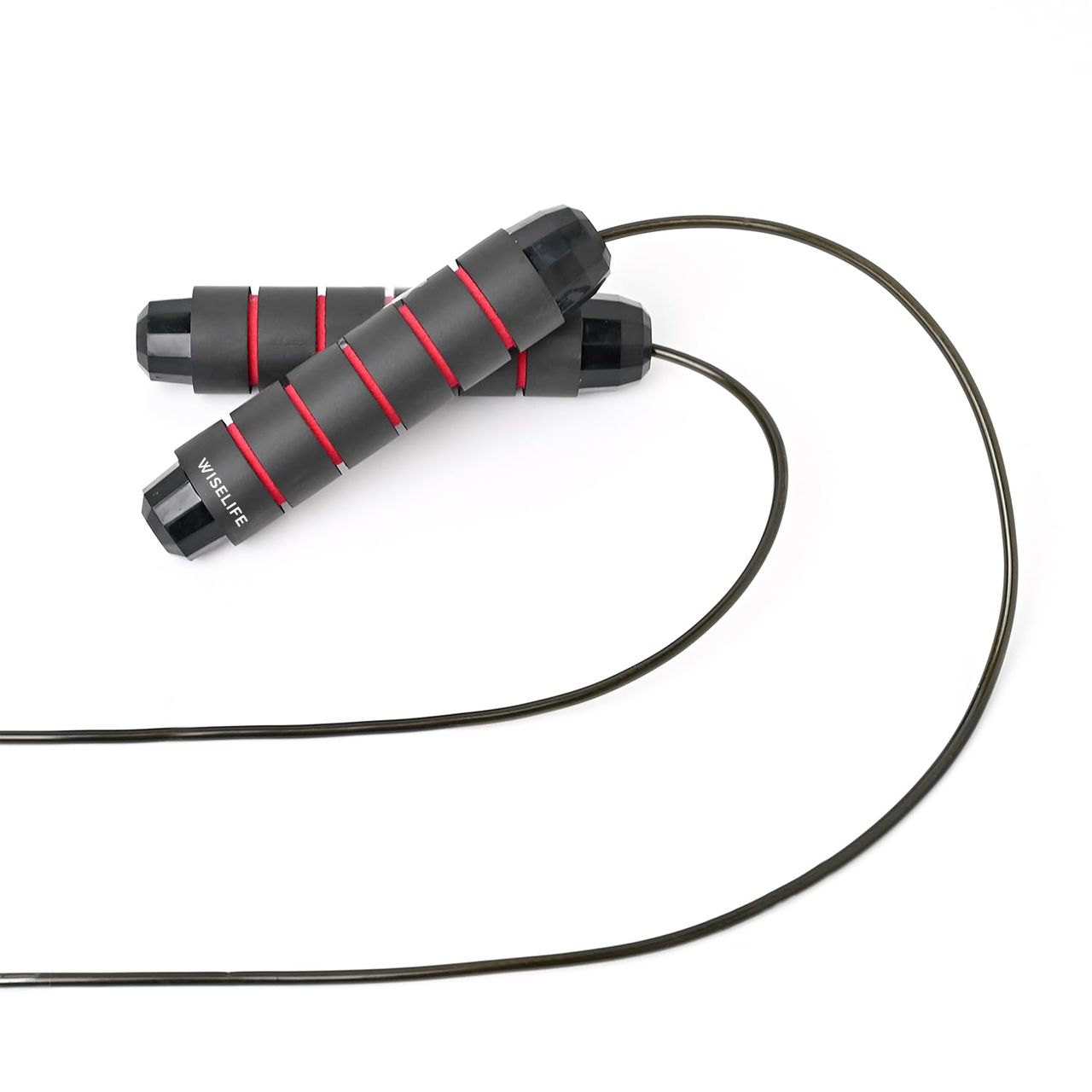 Wiselife Skipping Rope - Red Black