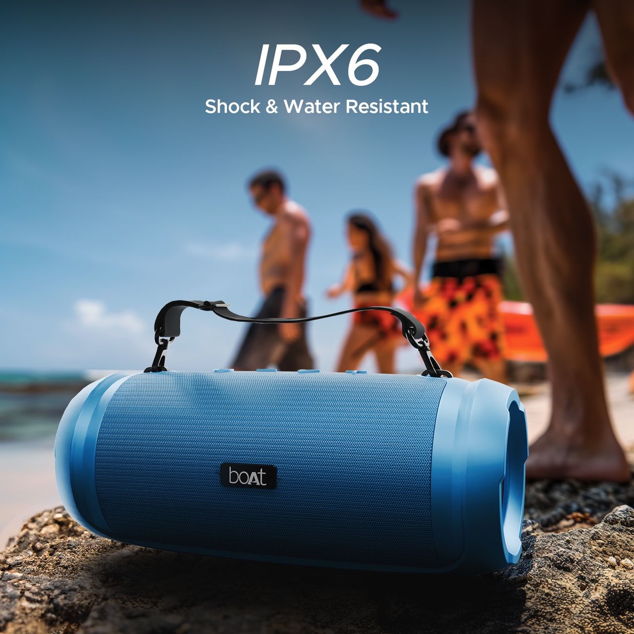 boAt Stone 1500 40W Portable Wireless Speaker with Roaring Sound, Dual EQs, Type-C(Blue)