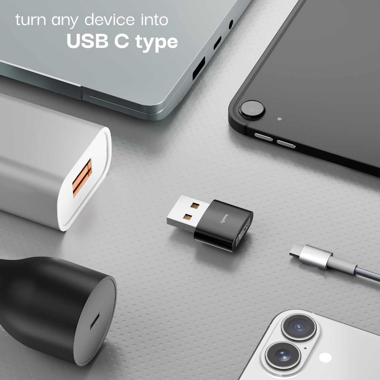 Lifelong OTG Connector USB Type C to Type A | For MacBook and All Type-C Devices | LLOTGC10