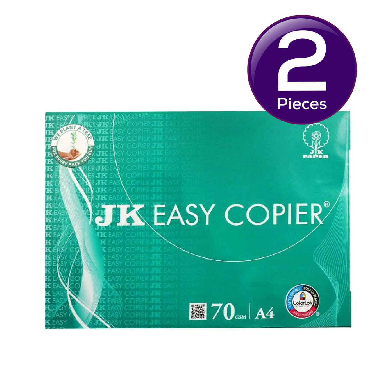 JK Easy Copier A4 70 gsm(500 sheets) 1 pc Combo