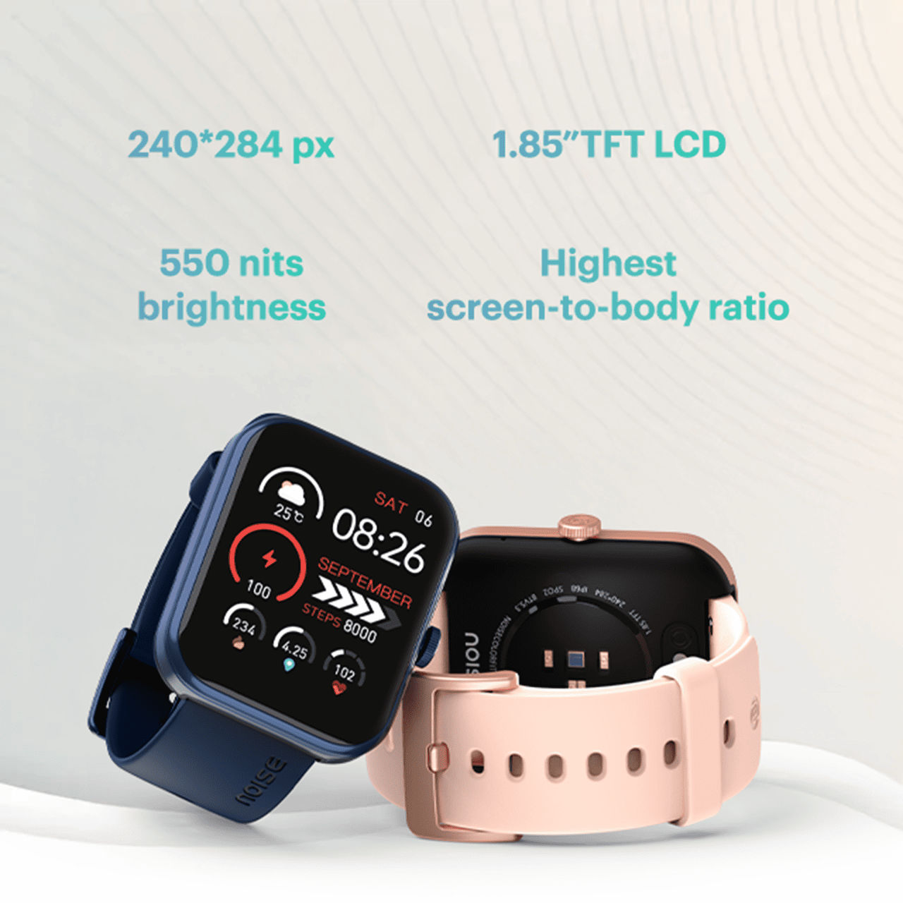 Noise Colorfit Pulse 2 Max Smartwatch - Jet Black