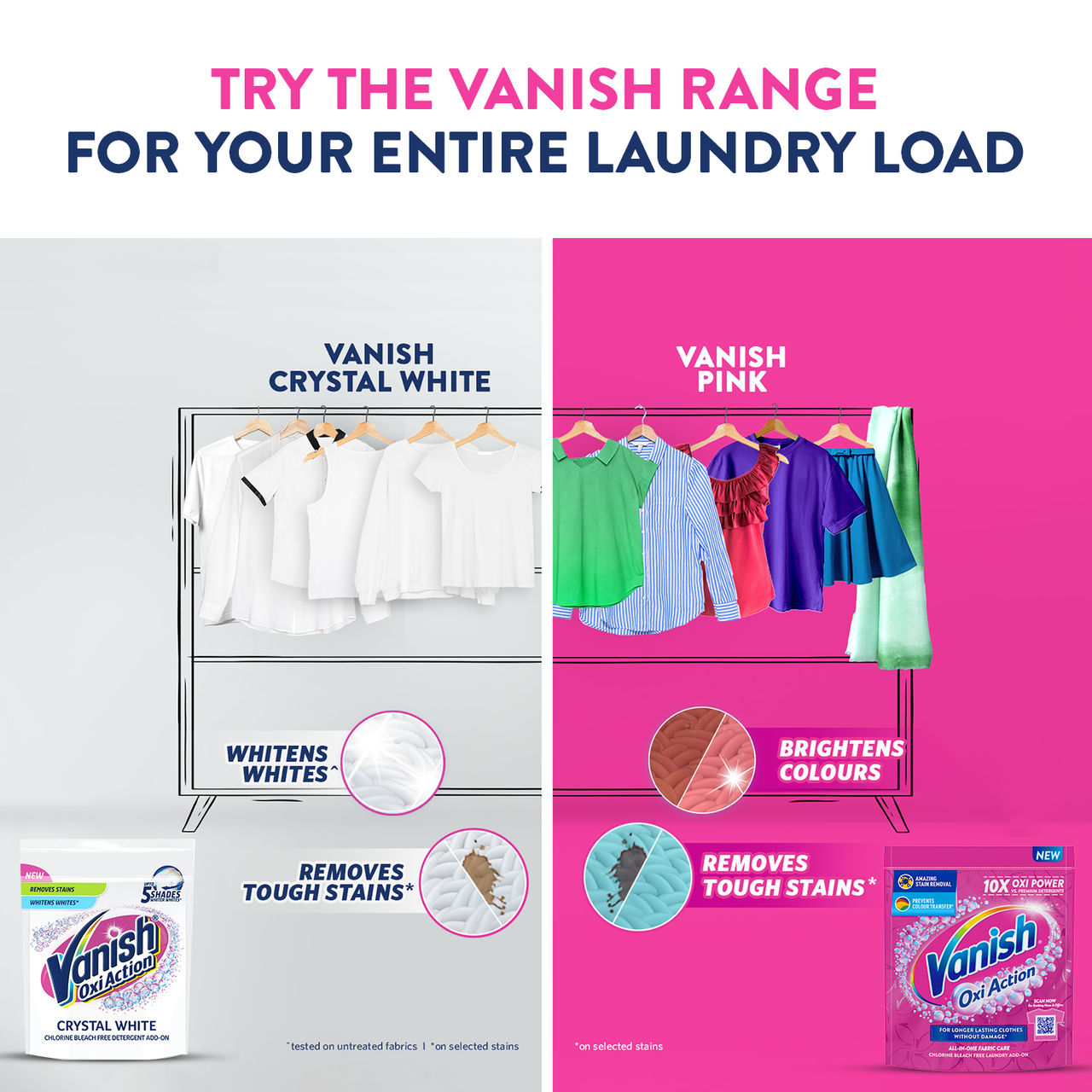 Vanish WHite Detergent Powder | Chlorine Bleach Free