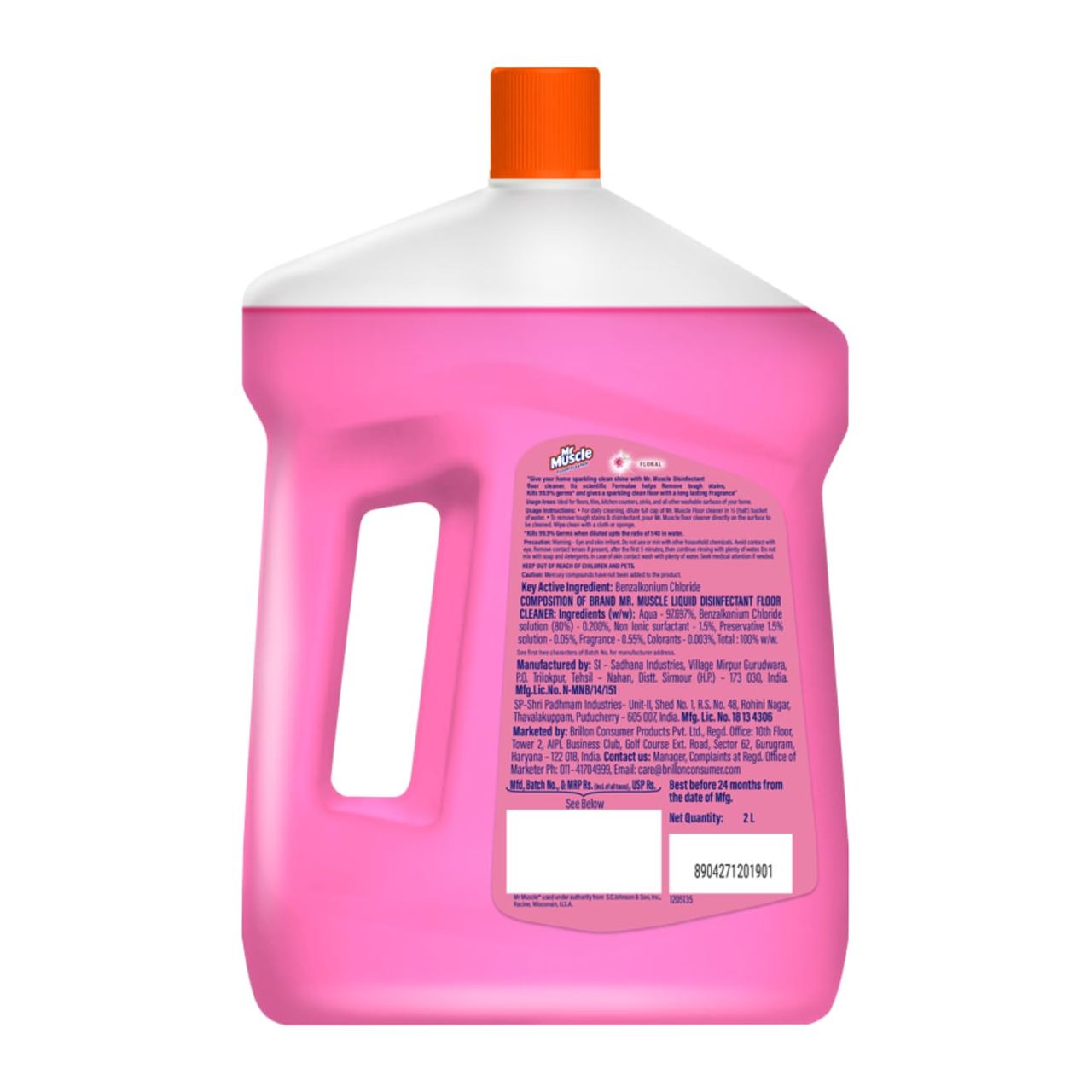 Mr Muscle Floor Cleaner Floral 2 l Combo