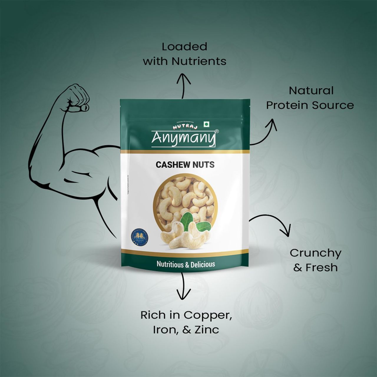 Nutraj Anymany Cashew/Kaju
