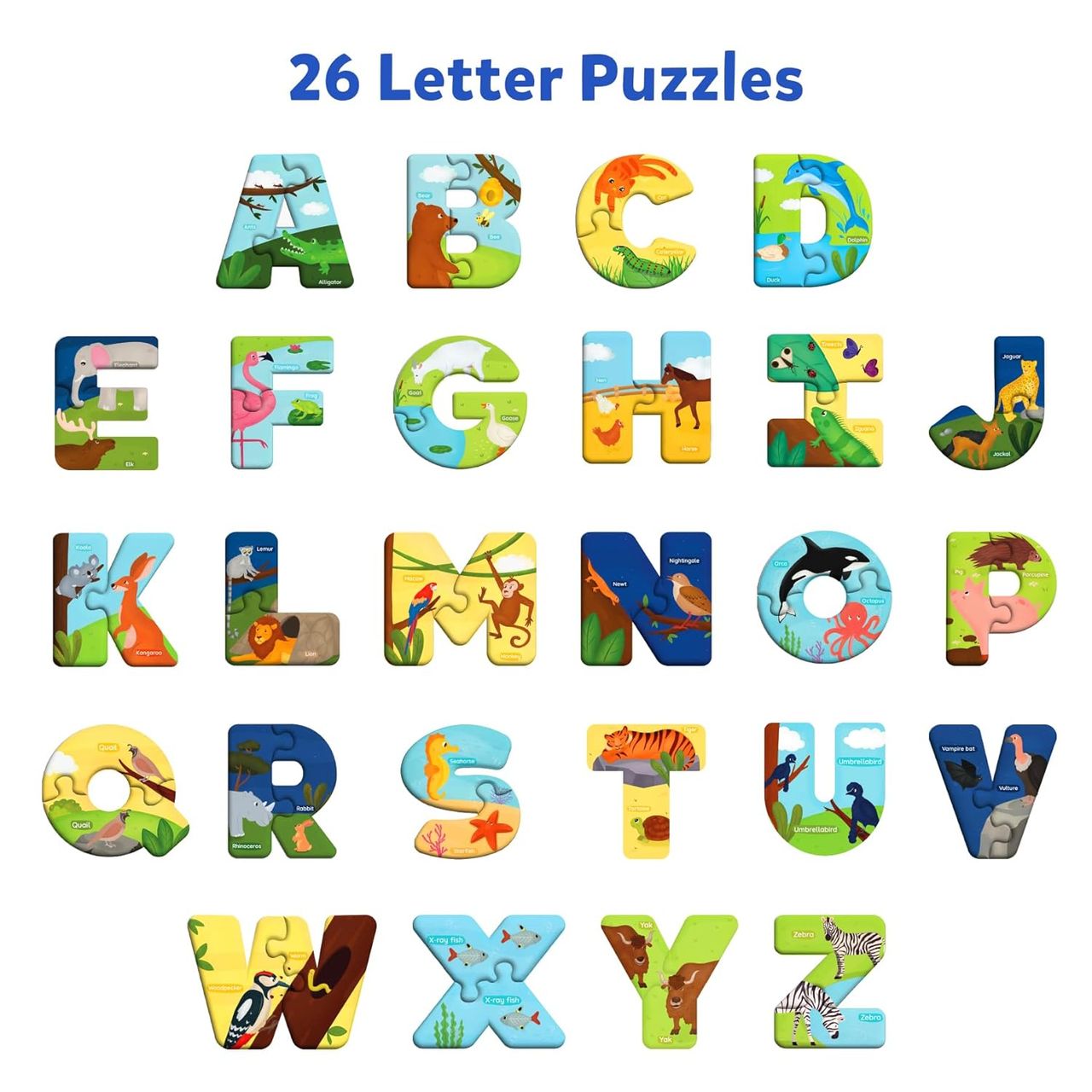Skillmatic Animal Alphabet Learning Game