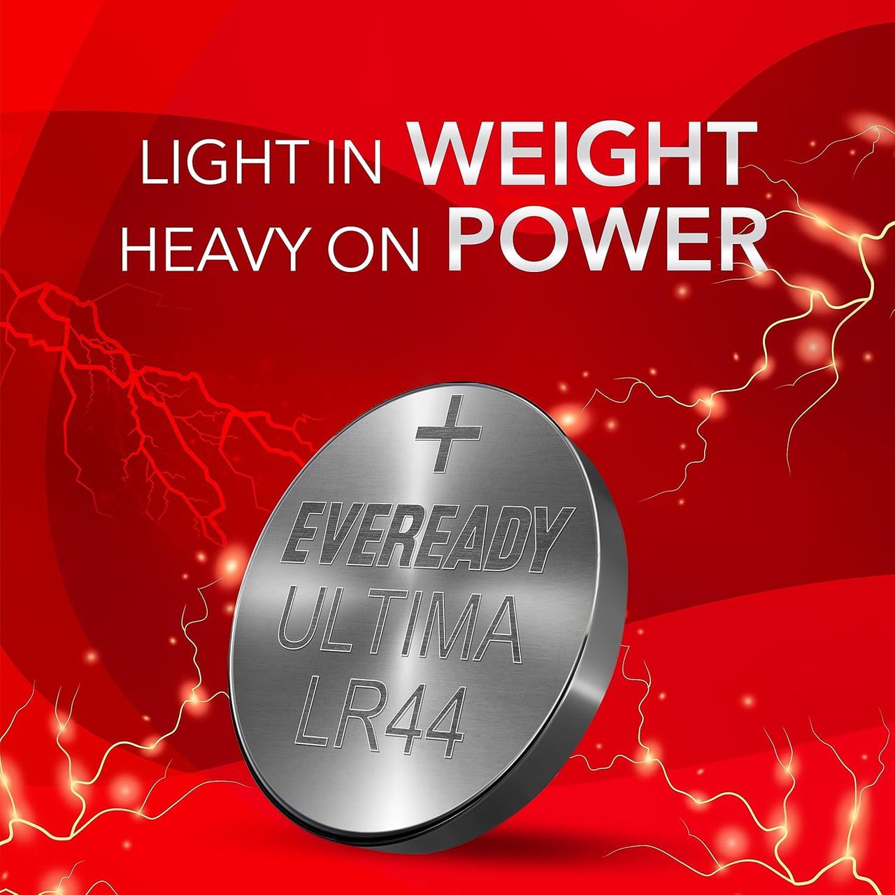 Eveready 1.5V Ultima Lithium Coin Battery (1 Pack - 10 Pieces) | (Lr44)