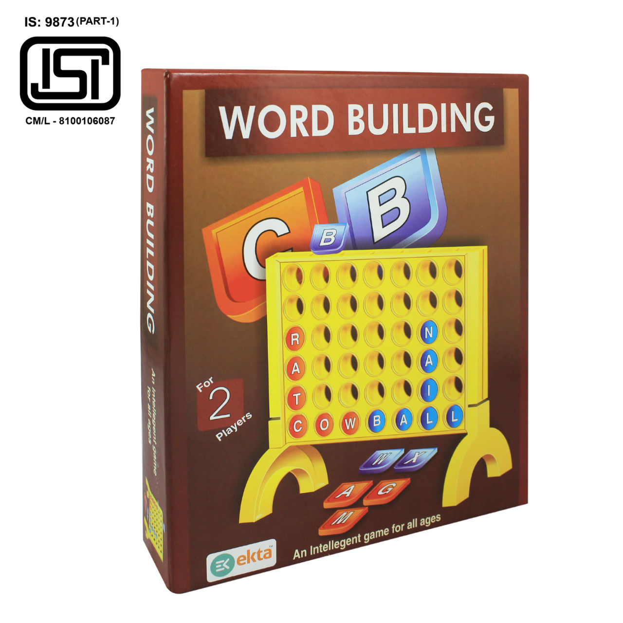 Ekta Word Building Board Game Learning & Educational Intelligent Game For 2 Players