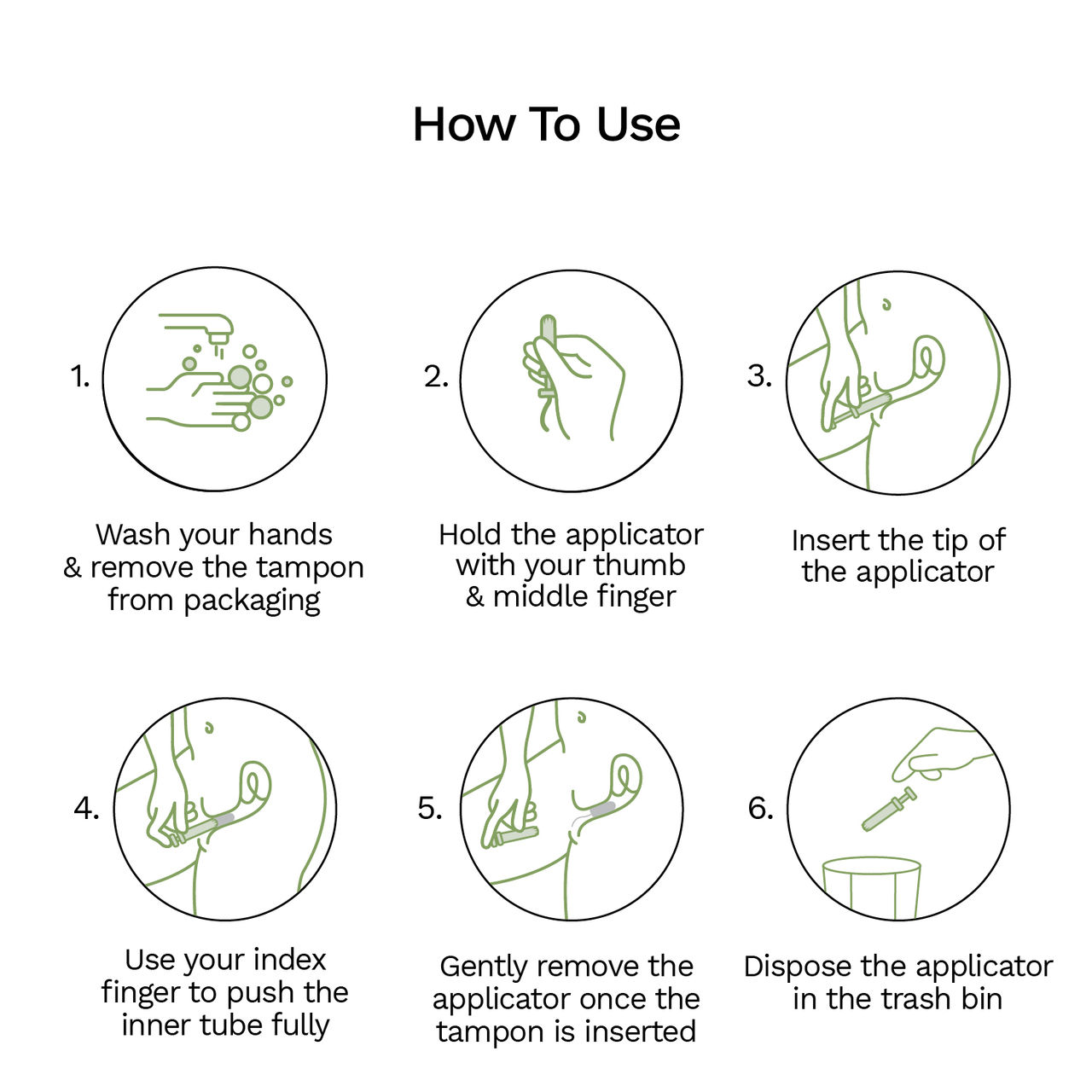 Pee Safe Applicator Tampons Light Flow - Regular