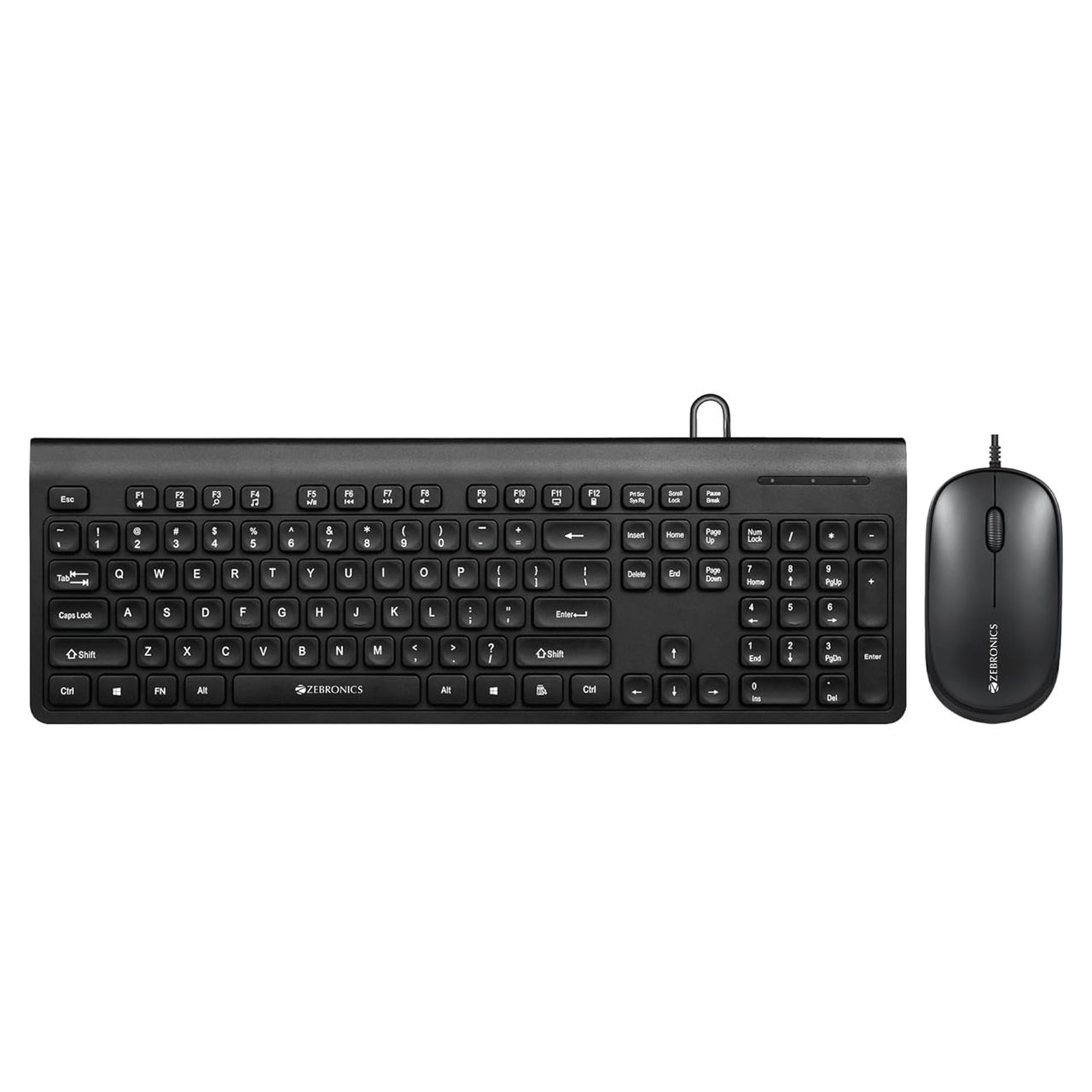 Zebronics Judwaa 880 Wired Usb Keyboard & Mouse Combo | Plug & Play | 3 Button Mouse