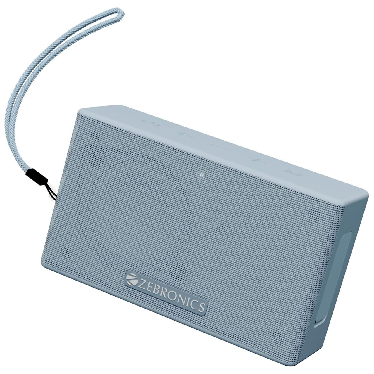 Zebronics Sonic Pod S | BT Speaker (BTv5.3) | 8W | 12h* Backup | Passive Radiator | Blue