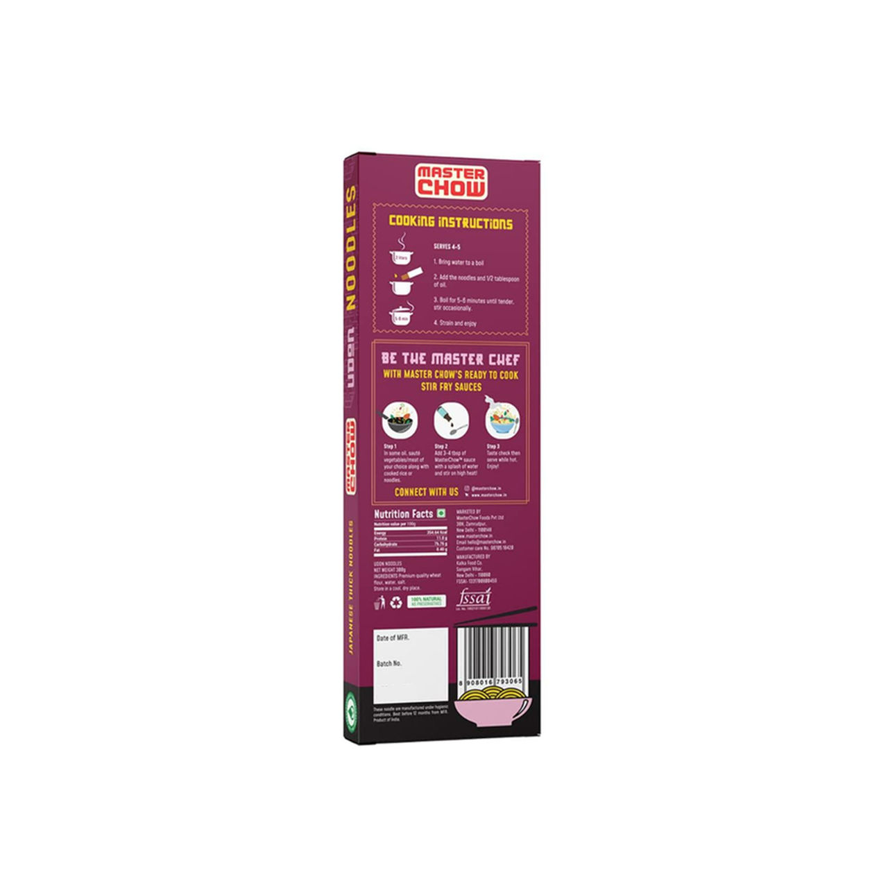MasterChow Japnese Udon Noodles 300 g Combo