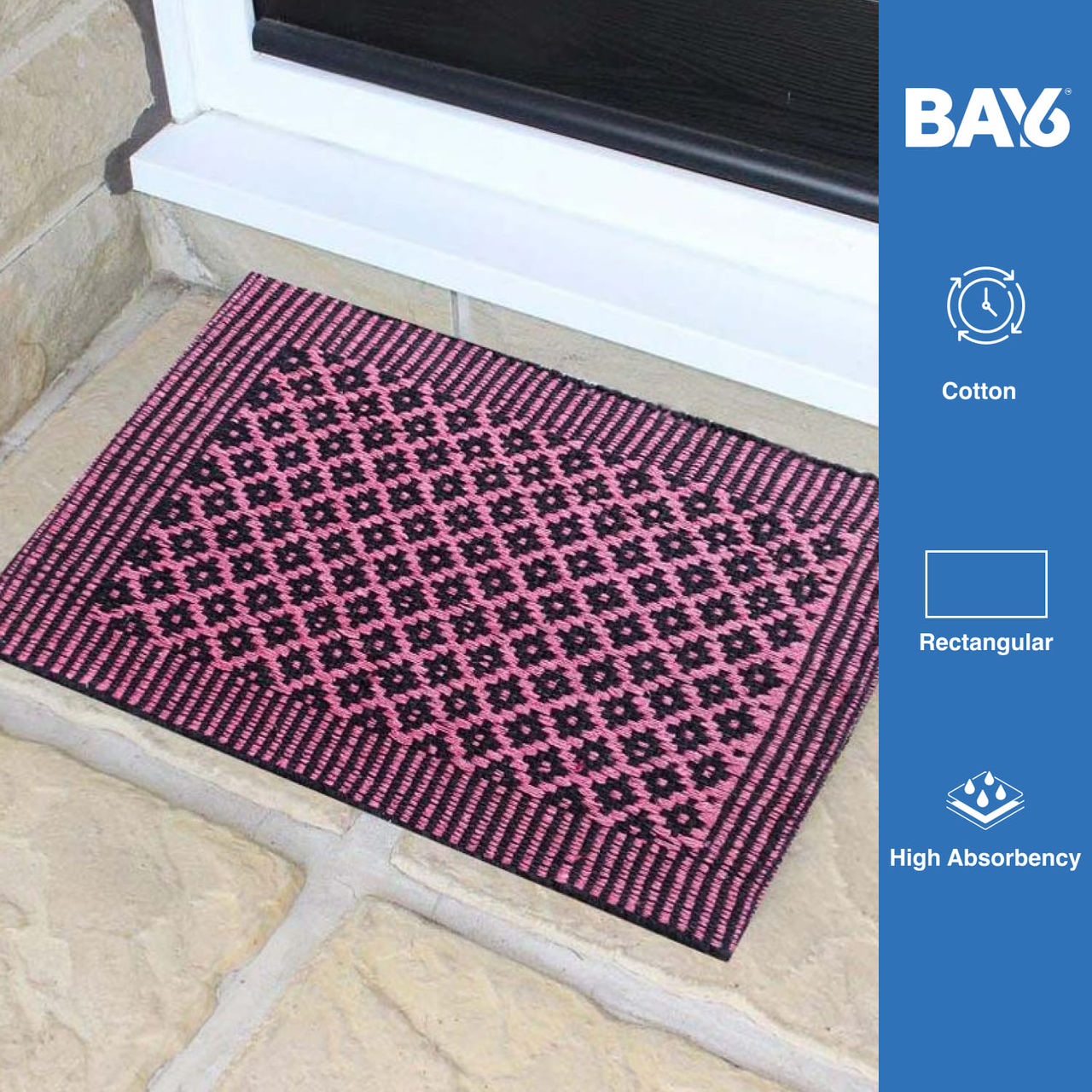 Elegant Weavers Cotty Floor Mat | Assorted 1 pc Combo